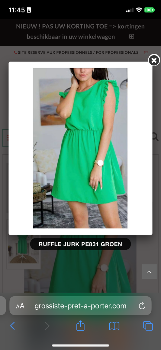 Jurk groen